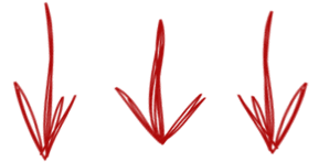 arrows_three_down